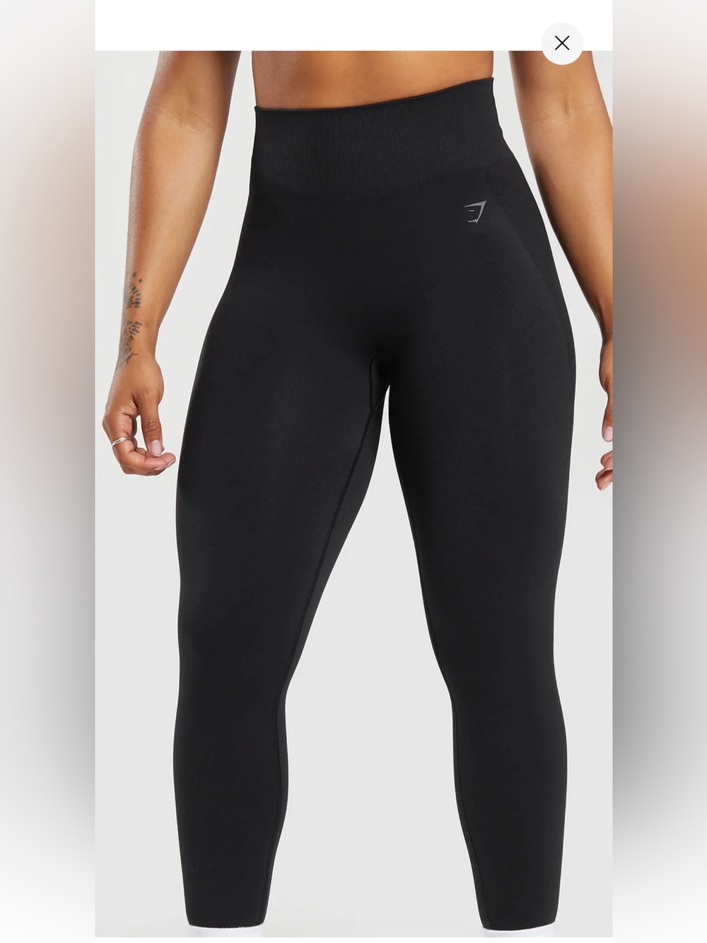 Gymshark Black  Flex High-Waist Leggings size XL fits 10-12  workout